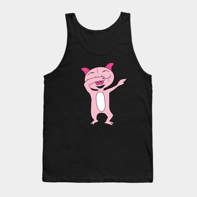 Dabbing Pig Dab Dance Tank Top by FruitflyPie